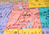 Utah map with surrounding cities and roads