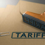 Folders with the word tariff stamped