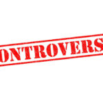 Controversy stamp in bold red letters