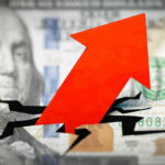 Millions CRUSHED by Premium Hikes Red arrow on cracked $100 bill.