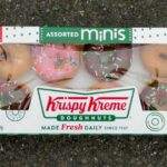Box of assorted mini doughnuts from Krispy Kreme