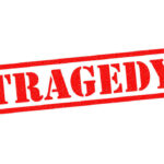 TRAGEDY: Teen Hockey Stars Killed Red tragedy stamp on white background