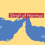 EU Snubs Trump Over Hormuz Map highlighting the Strait of Hormuz between the Persian Gulf and Gulf of Oman
