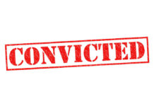 Mass Shooting Conviction: 259-Year Sentence Looms! Red stamped text convicted on white background