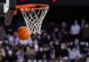 NBA History-Maker GONE at 47 A basketball is about to enter the hoop during a game