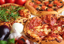 Pizza Giant DUMPED — Guess Who’s Winning! Three pizzas with various toppings and fresh ingredients.
