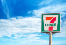 7-Eleven Bloodbath: 645 Stores Axed Exterior view of a 7-Eleven convenience store with All Cafe signage