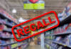 RECALL ALERT: Walmart Food Item Pulled Blurred store aisle with RECALL stamp overlay.