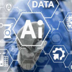 AI DOOM: Insider Drops 10% Extinction Odds AI technology concept with various industry icons.