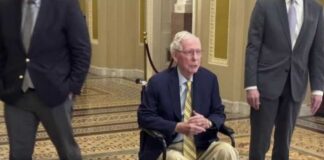 Mitch McConnell returns to Senate