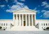 Supreme Court Gives Trump Greenlight Supreme Court building with grand columns and steps under a blue sky