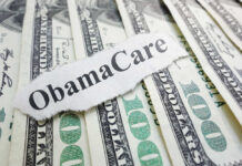 BOMBSHELL: Windfall Checks Hit Obamacare Enrollees ObamaCare text over money background.