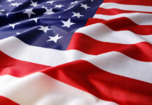 VIDEO: USA Rout Turns UNREAL American flag with stars and stripes in close-up