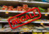 Breakfast Food Recall Over Dangerous Shards Recall notice over grocery store shelves.