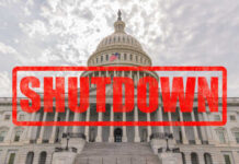 Shutdown Cliff Dodged — For Now U.S. Capitol building with a red 'SHUTDOWN' overlay