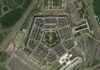 Pentagon’s Trippy Brain Hack Resurfaces Aerial view of the Pentagon building surrounded by roads and parking lots