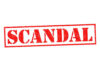 SCANDAL: Killing Cop Quits Red stamp with the word scandal